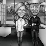 caricature-de-couple-exagérée-en-noir-et-blanc-1280x960